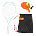 thumbnail image 2 of Juego de raquetas de tenis para jóvenes, kit de entrenamiento de tenis individual, equipo ligero para ejercicios azul, 2 of 9