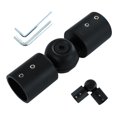 thumbnail image 1 of Conector para barra de cortina Elifel, negro, 1 unidad, 1 of 6