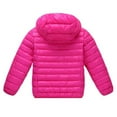 thumbnail image 2 of Winter Hooded Coats Outerwear Big Boys Girls Lightweight Water-Resistant Warm Coat Zip Up Hoodie Jacket Coat 8-19T, 2 of 5