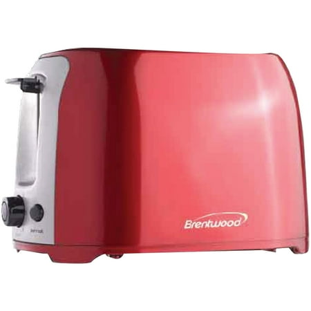 Brentwood Appliances TS-292R 2-slice Cool Touch Toaster (red & Stainless