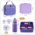 thumbnail image 2 of Juego de Lonchera Bento JXXM con Termo de 240ml, Set Antiderrames, 2 of 9