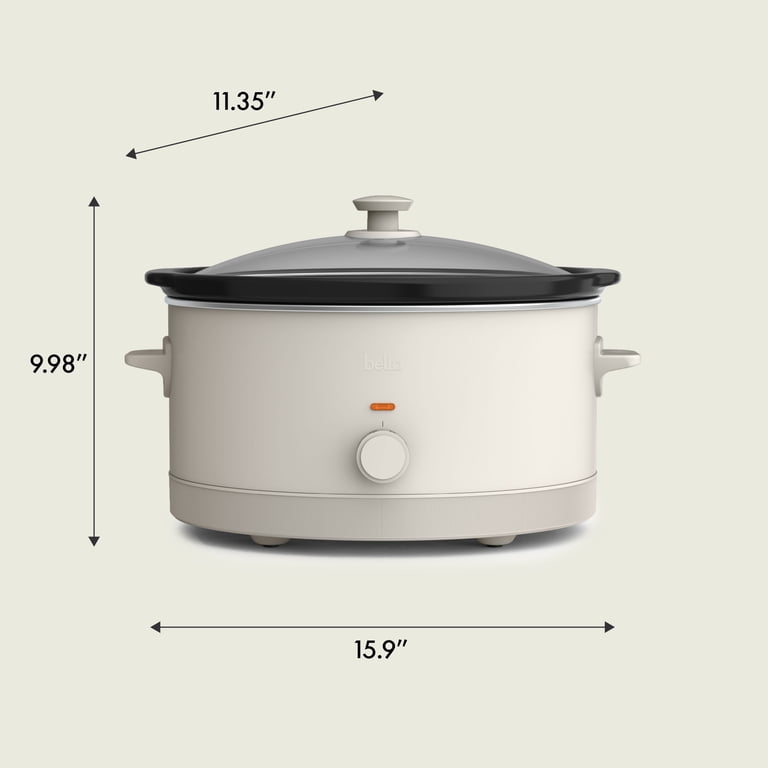 Bella 6-Qt Manual Slow Cooker with Ceramic Nonstick Coating photo 8