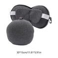 thumbnail image 3 of Almohada de Viaje de Espuma Viscoelástica para El Cuello con Antifaz – Soporte En Forma de U para Siestas, Ideal para Avión, Coche, Oficina y Hogar., 3 of 6