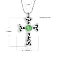 thumbnail image 2 of Cremation Jewelry Cross Urn Necklaces for Ashes for Women for Men, Retro Cross Memorial Keepsake Urn Pendant, 2 of 7