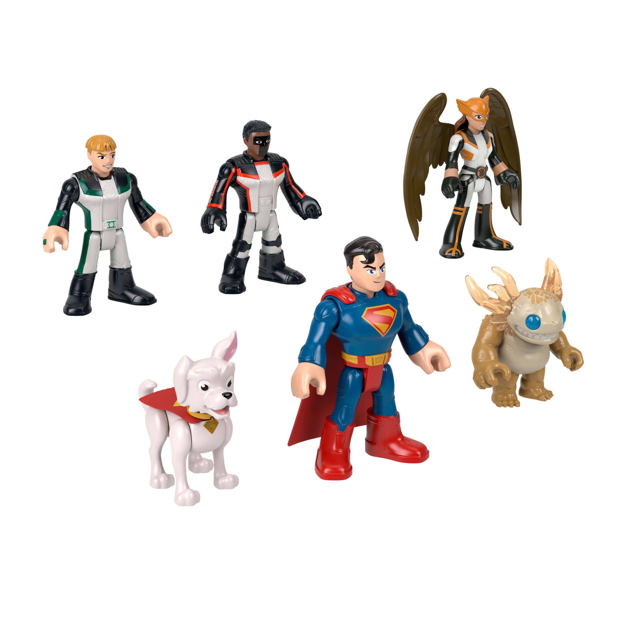Fisher-Price Imaginext Superman Action Figure Multipack with 6 Collectible 3-inch Characters