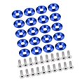 thumbnail image 4 of Aluminum Bumper Fender Washer Bolt Engine Bay Dress Up Kit 20 Pieces Blue, 4 of 5