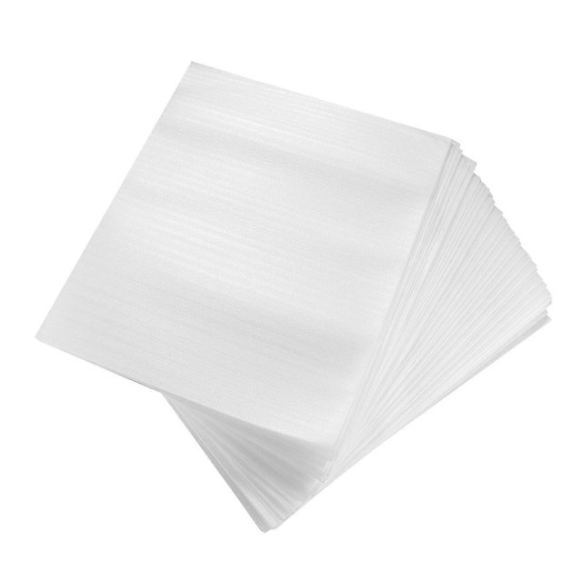 100PCS Wraps EPE Coated Pearl Cotton Bag Shockproof Scratch Resistant Pouches (25x20cm)