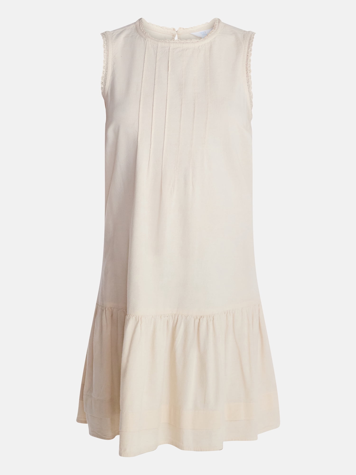 Time and Tru Women's Linen Blend Shift Dress, Sizes XS-XXXL