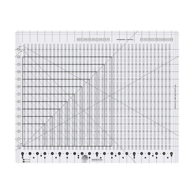 Regla de patchwork Creative Grids Stripology XL 45 x 56 cm