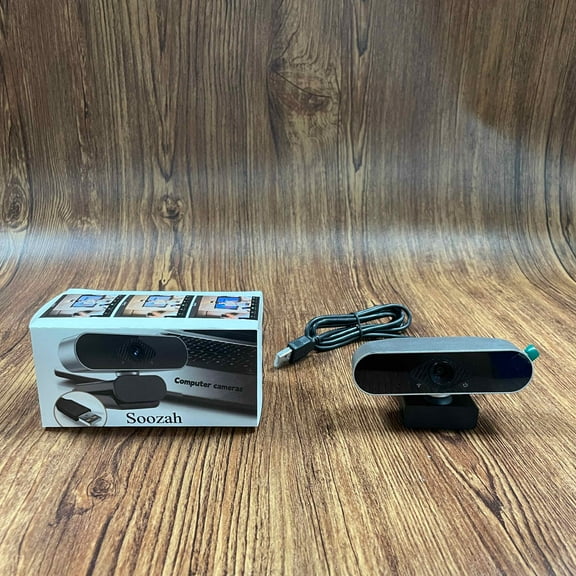 Soozah Computer cameras,Webcam with Microphone for Desktop, Autofocus, Webcam for Laptop, Computer Camera, 1080p HD USB Web Camera