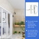 thumbnail image 3 of FELTECHELECTR juego de manija de puerta corrediza con cerradura de cilindro para puerta corrediza de patio, 3 of 6