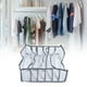 thumbnail image 2 of Organizador de ropa interior de malla gris plegable y transpirable con 6 celdas para calcetines y sujetadores, 2 of 8