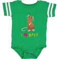 thumbnail image 3 of Inktastic I Love Rats Boys or Girls Baby Bodysuit, 3 of 5