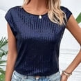 thumbnail image 4 of Womens Athletic Tops Athletic Shirts Women Loose Fit Loose Fit Tops for Women Long Sleeve Tee Shirt T Shirt Long Sleeve Running Short Womens Medium Shirts Compression T Blue S, 4 of 8