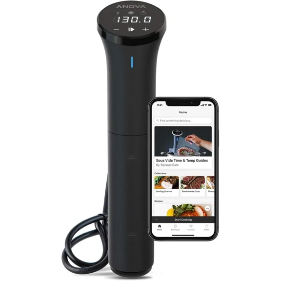 Restored Anova Culinary Sous Vide Precision Cooker Nano 2.0 - Black AN400-US00 (Refurbished)