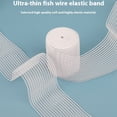 thumbnail image 4 of tredstone Skin Friendly Elastic Band Choice For Clothing Accessories -thin Fish Loose Elastic Band white, 4 of 6