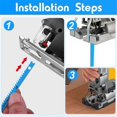 thumbnail image 3 of 21Pcs Jig Saw Blade Set for Wood, Universal Metal Jigsaw Blades, 3 of 5