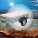 thumbnail image 4 of Flat Trailer Tarpaulin, 208 X 114 X 13 Cm, Dustproof, Suitable For 750 Kg Trailer, Gray, 4 of 5