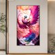 thumbnail image 1 of Cuadros Decorativos Pintura de diamante 5D DIY taladro redondo completo colorido Phoenix Art Craft (K679) Wdftyju embutido en tela, 1 of 7