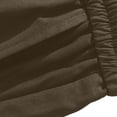 thumbnail image 6 of Afuyipoi Mens Jogger Pants Drawstring Elastic Waist Cuffed Ankle Casual Trousers Army Green Size L, 6 of 10