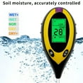 thumbnail image 4 of 4-in-1 Soil Moisture Meter - Soil Hygrometer for Gardening, Farming, Lawn, Indoor and Outdoor Plants - Digital LCD Sensor Soil Tester for Plant Care - Plant Water Meter - Plant Moisture Meter, 4 of 7