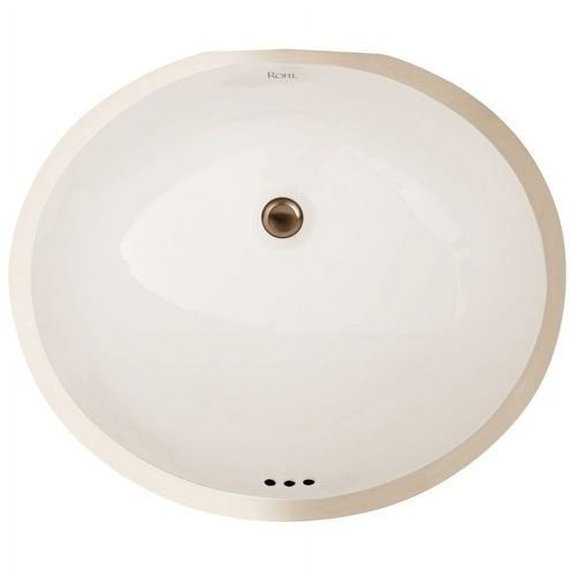 Rohl FE2081 20-1/8" Undermount Bathroom Sink, Biscuit