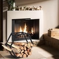 thumbnail image 2 of Gao Ge Heavy Duty Hexagon Firewood Storage Racks for Indoor/Outdoor, 2 of 5