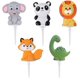 thumbnail image 4 of 6 piezas de adornos para tartas con forma de animal, decoración para cupcakes de la jungla, suministros para fiestas de cumpleaños infantiles, decoración de cumpleaños de animales, 4 of 5