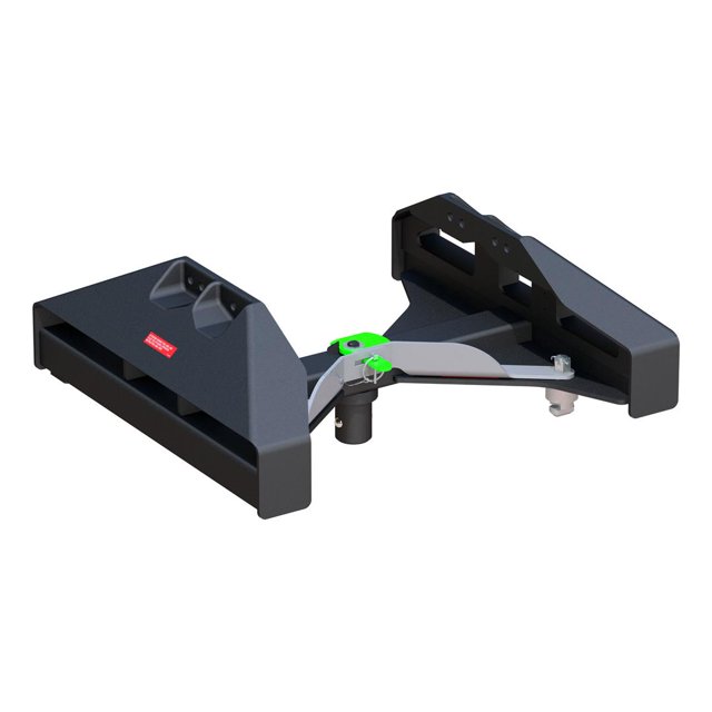 CURT 16026 Fifth Wheel Trailer Hitch Head Support Legs For OEM Puck System; Up To 20000 Pound Capacity; Carbide Powder Coated