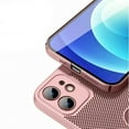 thumbnail image 4 of Heat Dissipation iPhone 15 Plus Case (Rose Gold) Breathable Cooling Hollow Cellular Hole Full Camera Lens Protection Ultra Slim Cover, 4 of 5