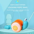 thumbnail image 4 of Leashing Rope Snail Toy For Toddlers Learning Toys Pull Along Design With Lights And Music Promotes Fine Motor Skills Active Play Child Safe Material Educational Gift For Kids, 4 of 9