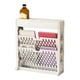 thumbnail image 2 of Estantería para libros, estantería pequeña para almacenamiento, estantería de gran capacidad, fácil acceso para sala de estar, dormitorio, fila única, 2 capas, color blanco, 2 of 14