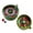 Green, variant on Self Rinsing Berry Bowl, The Original Artisan Swirling Berry Bowl, 3D Print Berry Colander with Vortex Fruit Washing Design, Stoneware Fruit Rinse Bowl for Kitchen Counter