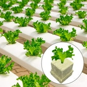 Gmogad Rockwool Cubes Garden Rock Wool Stonewool Grow Cubes Starter Plugs for Hydroponics Soilless Cultivation Clone Plants Germination Start