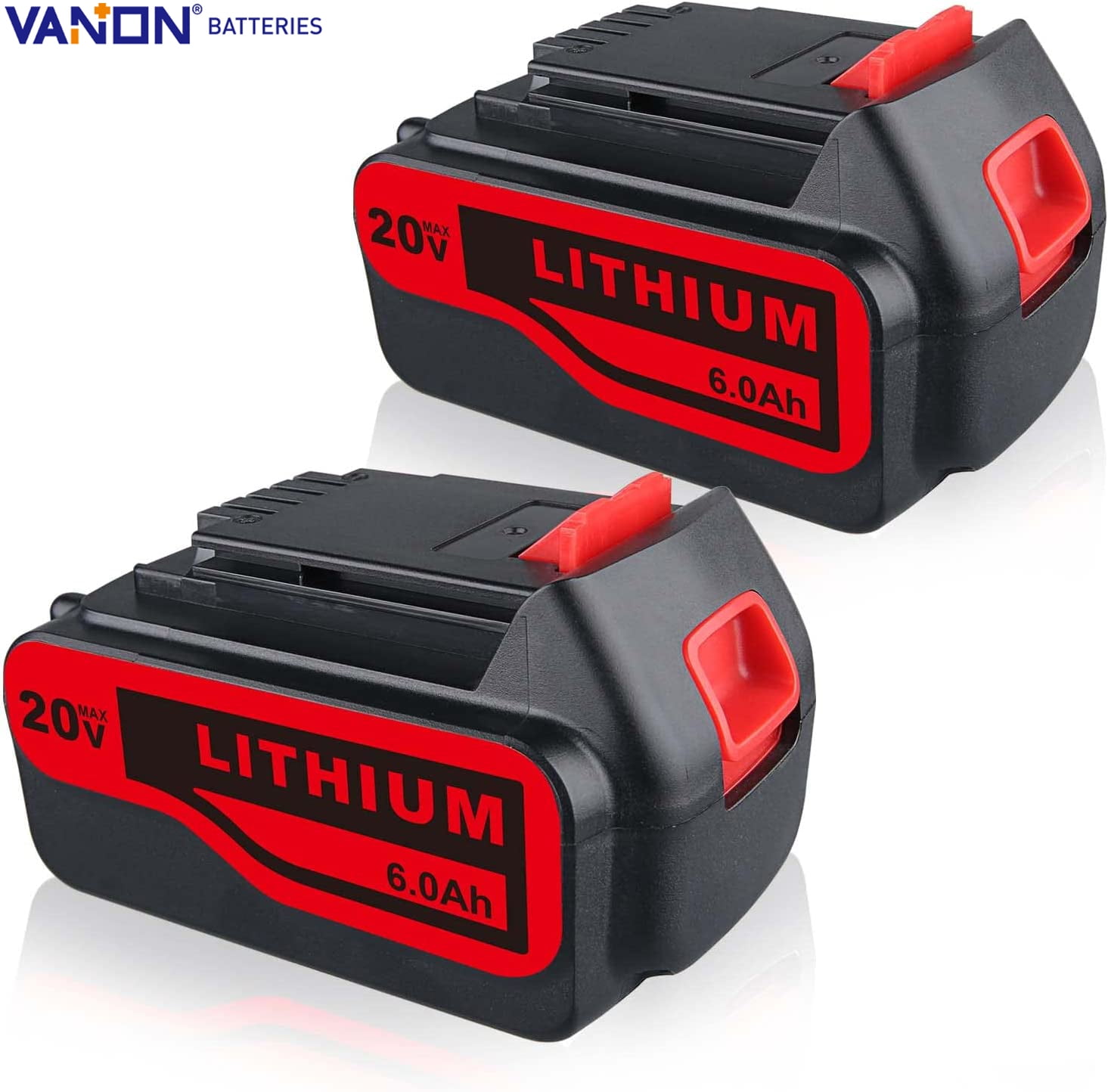 6000mAh 20V Max Lithium LB2X4020 Replacement Battery for Black & Decker 20V Battery Lbxr20 LBXR20-OPE LB20 Lbx20 LBX4020 LB2X4020 LB2X4020-OPE