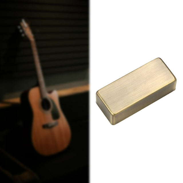 Humbucker superior eléctrico con carcasa cerrada, tapa para pastilla de guitarra con reducción de ruido, sin agujeros, para repuestos de instrumentos Hugo Cubierta de recogida