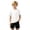 A-White25, variant on Bobifish Big Boys Athletic Tee Fun Contrast Trim Short Sleeve Crew Neck Relaxed Fit T-Shirt Casual Outing kids Novelty Tee Tops