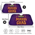 thumbnail image 3 of Kdxio Mardi Gras2 Print Windshield Sun Shade,UV Rays and Sun Heat Protection,Sunshade for Car Windshield,Car Shade Front Windshield - Small, 3 of 6