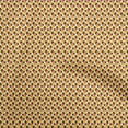 thumbnail image 1 of oneOone Georgette Viscose Yellow Fabric Geometric Craft Projects Decor Fabric Printed By The Yard 42 Inch Wide, 1 of 5