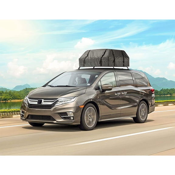 Worgeous Waterproof Luggage Carrier Basket Cargo Automotive Black