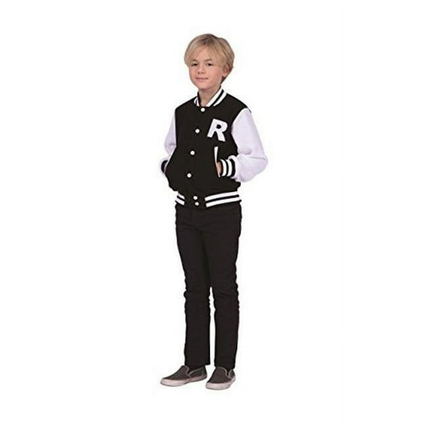 RG Costumes 90350-BK-S Veste Homme Lettres Enfant Petit - Noir