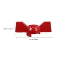 thumbnail image 2 of Hytrove 6Ud Universal Para De Cierre En Exteriores Fabricado En Material Duradero Rojo, 2 of 7