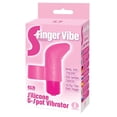 thumbnail image 1 of The 9's Vibromasseur de Doigt en Silicone, Rose, 1 of 3