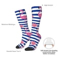 thumbnail image 4 of Balery Pink Flamingo Calcetines novedosos Calcetines deportivos Calcetines hasta la rodilla Calcetines de algodón Calcetines originales y geniales, 4 of 6