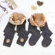 thumbnail image 3 of Invierno Cálido Paño Grueso Y Suave Pantimedias Forradas Natural Piel Color Leggings Slim Elástico Para Las Mujeres Al Aire Libre Forrado De La Polainas Medias Cálidas De Lana, 3 of 4
