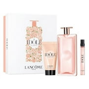 Lancome Idole , 3 Pc Gift Set 1.7oz EDP Spray, 1.6oz Body Cream, 0.34oz Le Parfum Spray