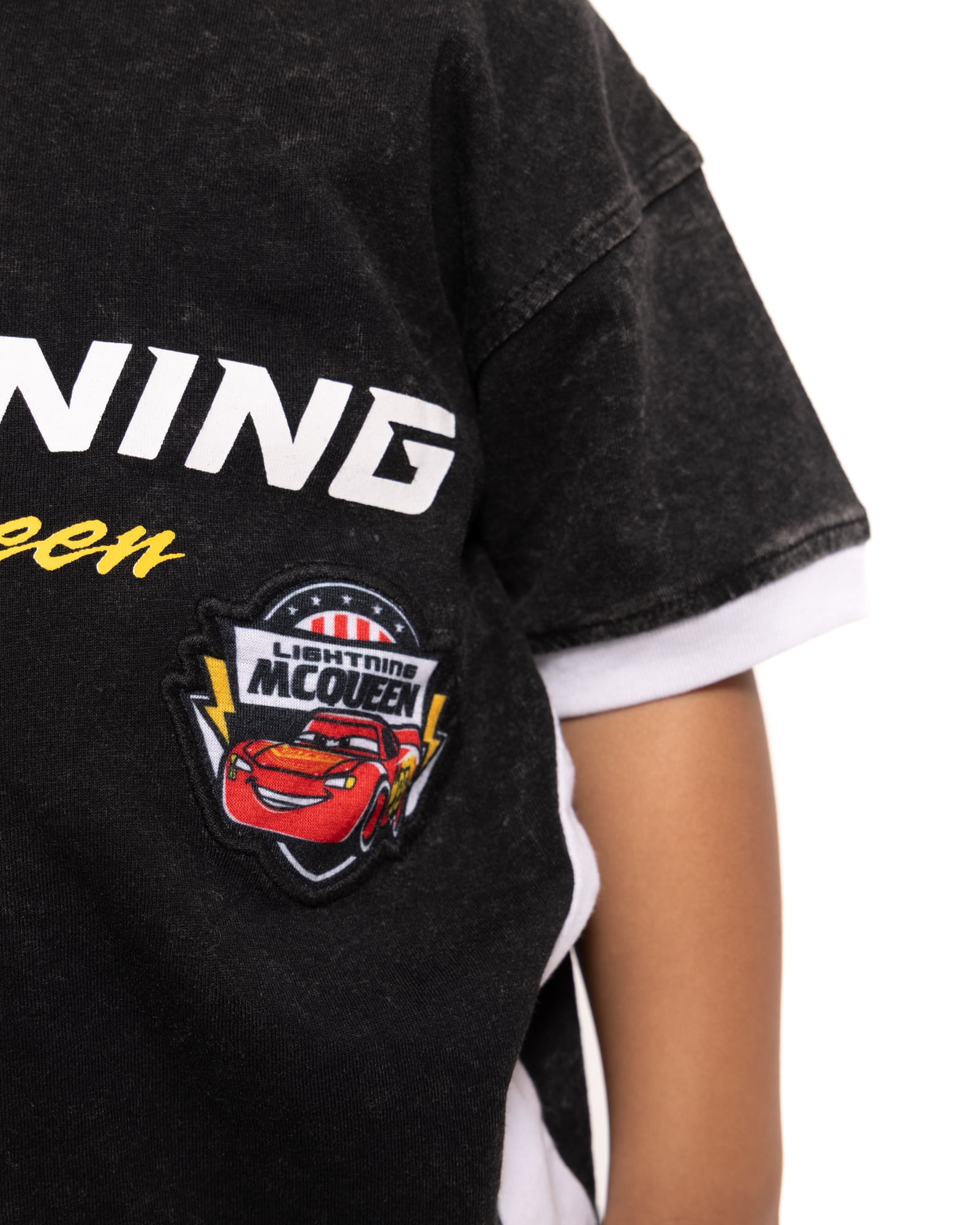 Pixar Cars Toddler Boys Short Sleeve Graphic Tee and Matching Shorts Outfit Set, 2-Piece, Sizes 12M-5T