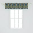 thumbnail image 2 of Ambesonne Medieval Valance Pack of 2, Antique City Architecture, 54"X12", Multicolor, 2 of 4