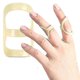 thumbnail image 5 of Férula para dedo, anillo fijo ajustable, estabilizador de articulación de dedo roto, Protector de férula para dedo, alisado de artritis, 14 Uds., 5 of 5