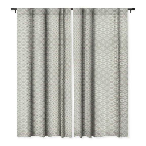 Society6 Heather Dutton Solstice Stone Single Panel Room Darkening Window Curtain 50" x 84"
